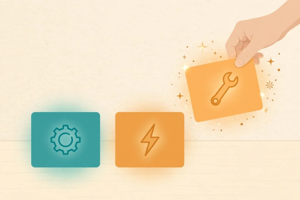 Illustration of choosing the right AI writing tool
