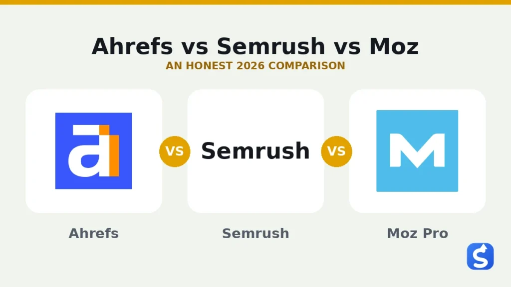 Ahrefs vs Semrush vs Moz — SEO tools compared