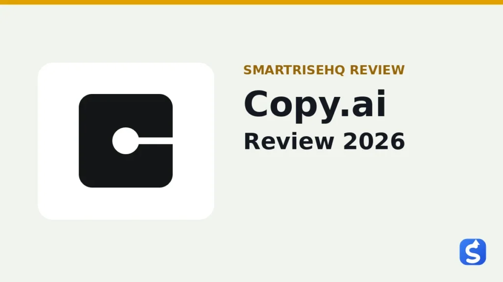 Copy.ai AI workflows review 2026 — SmartRiseHQ